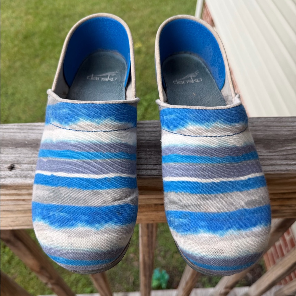 Women's Blue Dansko clogs size 38